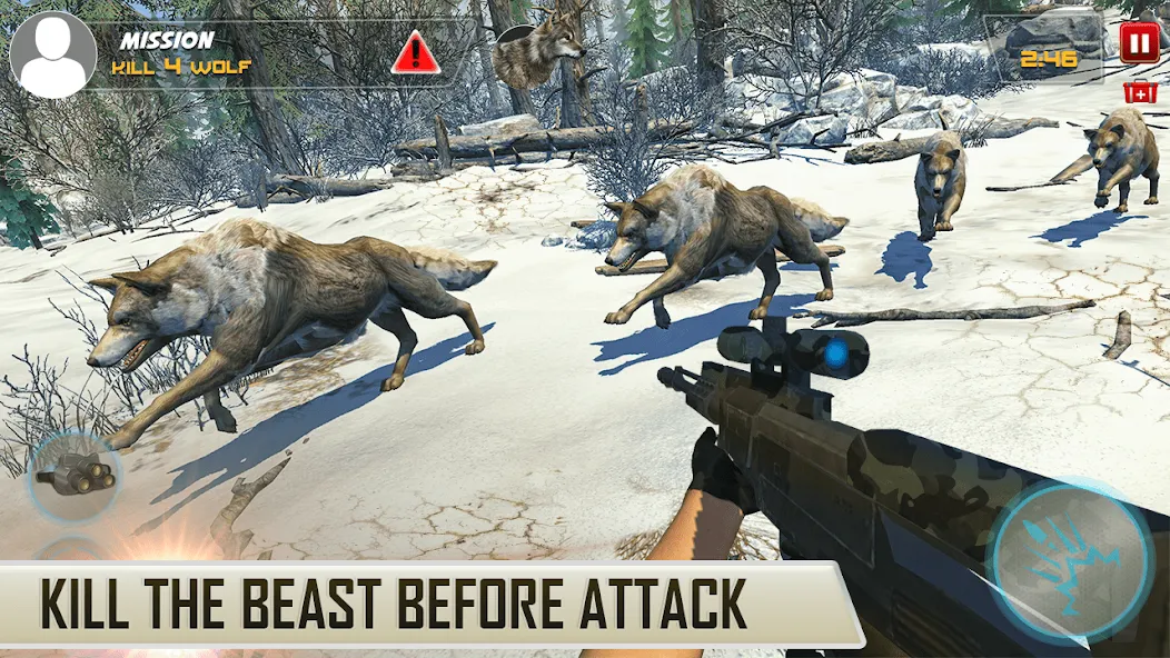 Dino Hunting Sniper Shooter 3D — скриншот 5