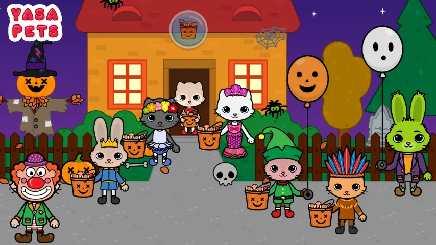 Yasa Pets Halloween — скриншот 1 Yasa Pets Halloween — скриншот 1
