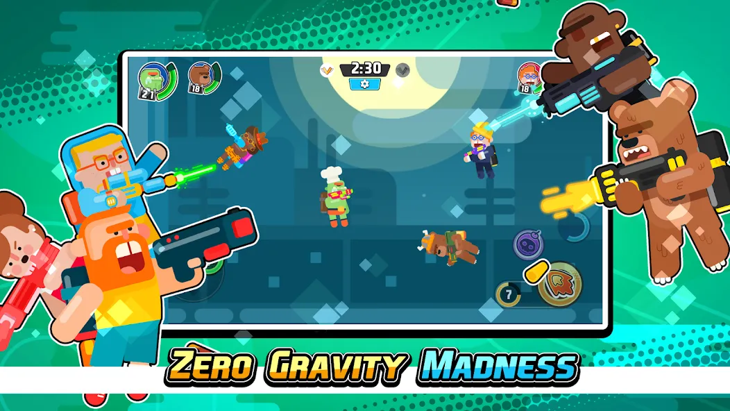 Gravity Brawl: Hero Shooter — скриншот 1 Gravity Brawl: Hero Shooter — скриншот 1