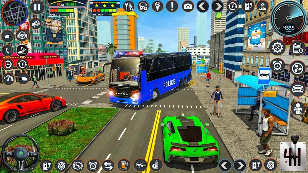 City Bus Simulator Bus Game 3D — скриншот 1