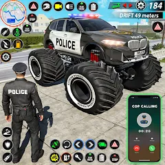 Police Monster Truck Car Games MOD — Много денег