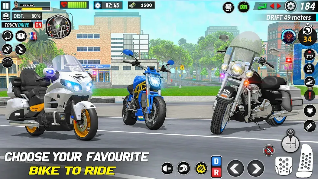Police Moto Bike Chase Crime — скриншот 2 Police Moto Bike Chase Crime — скриншот 2