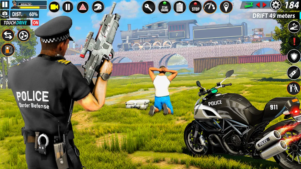 Police Moto Bike Chase Crime — скриншот 4 Police Moto Bike Chase Crime — скриншот 4