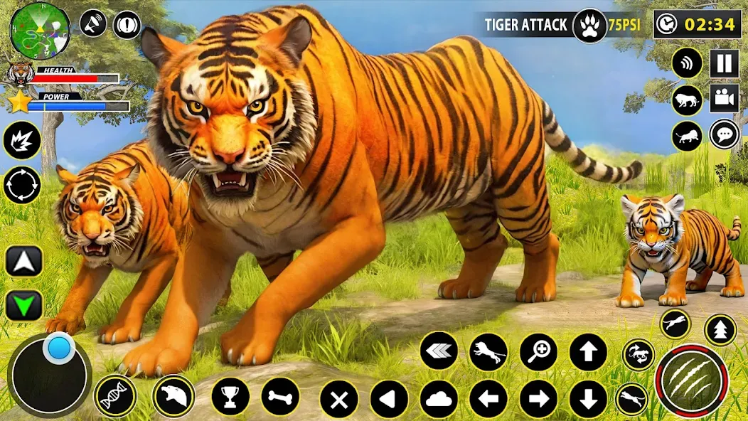 Tiger Simulator Lion games 3D — скриншот 1 Tiger Simulator Lion games 3D — скриншот 1