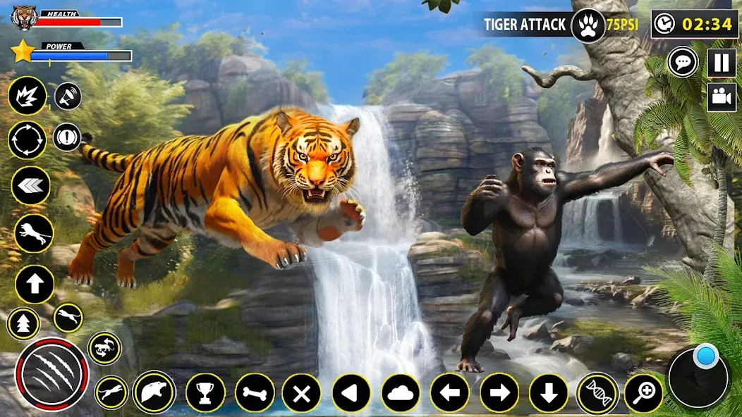 Tiger Simulator Lion games 3D — скриншот 2 Tiger Simulator Lion games 3D — скриншот 2