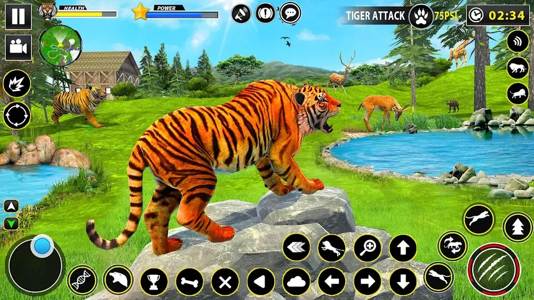 Tiger Simulator Lion games 3D — скриншот 4 Tiger Simulator Lion games 3D — скриншот 4