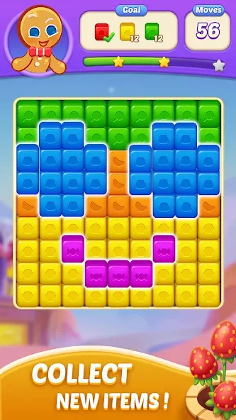 Candy Blast Fever:Cubes Crush — скриншот 1