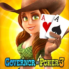 Взломанная Governor of Poker 3 - Texas на Андроид — Много денег