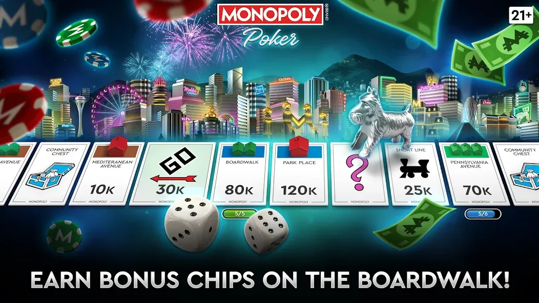 MONOPOLY Poker - Texas Holdem — скриншот 1