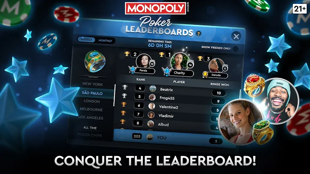MONOPOLY Poker - Texas Holdem — скриншот 5