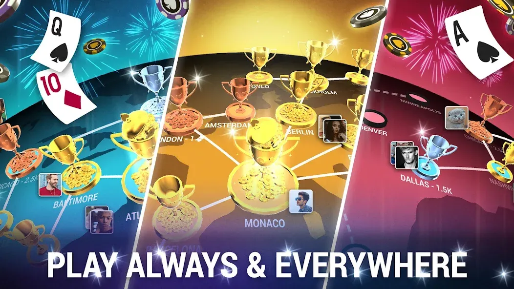 Poker World, Offline TX Holdem — скриншот 5