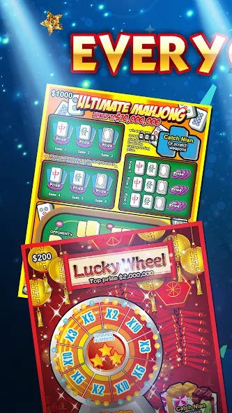 Lottery Scratch Off - Mahjong — скриншот 1