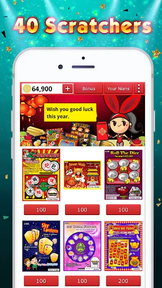 Lottery Scratch Off - Mahjong — скриншот 4