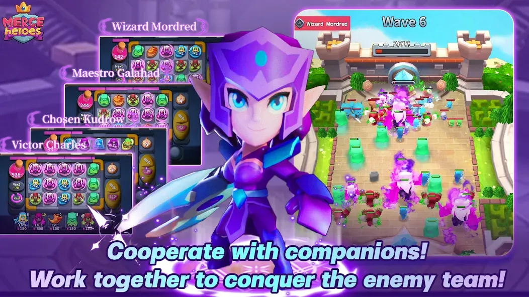 Merge Heroes: Tower Defense — скриншот 3