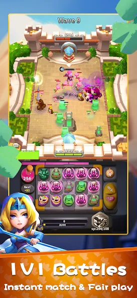 Merge Heroes: Tower Defense — скриншот 4