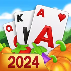Взлом Solitaire Farm: Card Games на Андроид — Много золота и монет