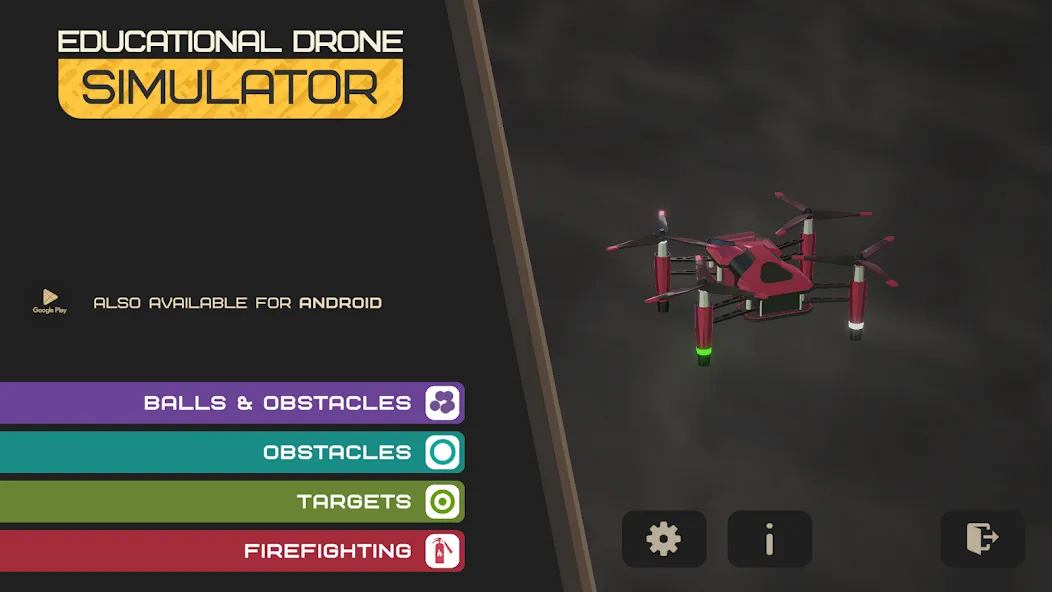 Edu Drone Simulator — скриншот 1
