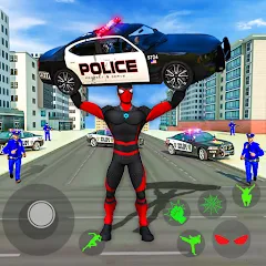Скачать Spider Miami Rope Hero Ninja на Android — Много денег и всё открыто
