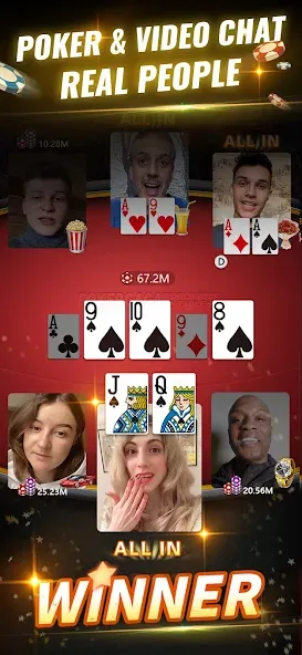 PokerGaga: Texas Holdem Live — скриншот 1