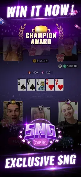 PokerGaga: Texas Holdem Live — скриншот 3