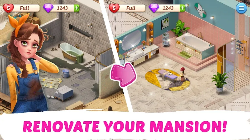 My Story - Mansion Makeover — скриншот 2