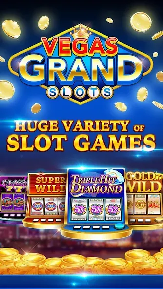 Vegas Grand Slots:Casino Games — скриншот 1 Vegas Grand Slots:Casino Games — скриншот 1
