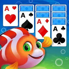 Скачать взлом Solitaire Fish Klondike Card — Много денег и без рекламы