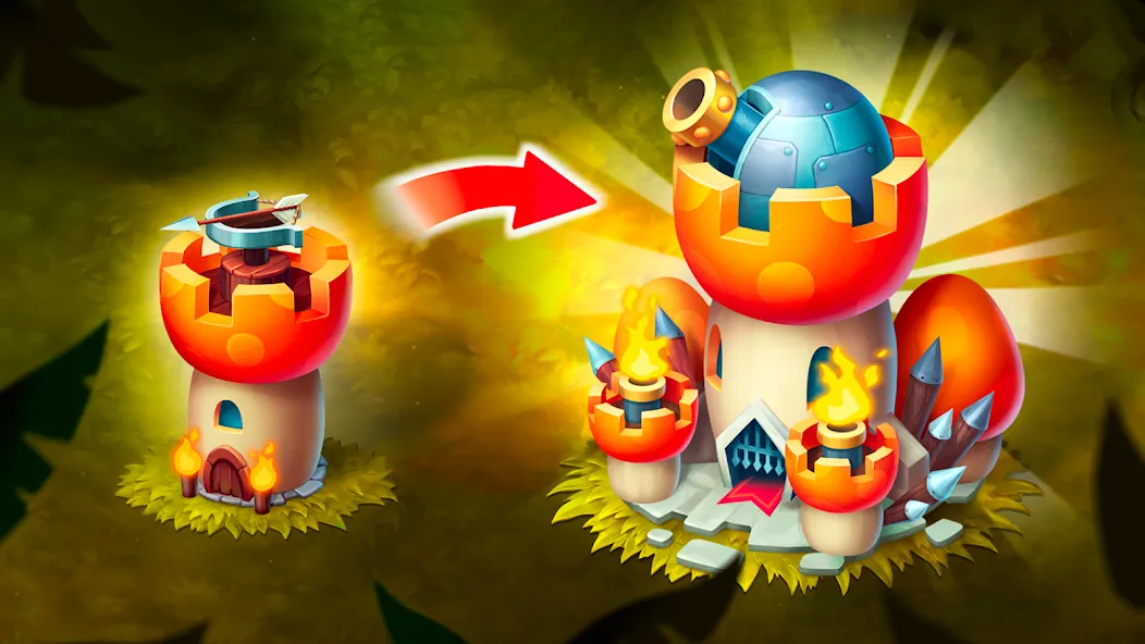 Mushroom Wars 2: RTS Strategy — скриншот 3