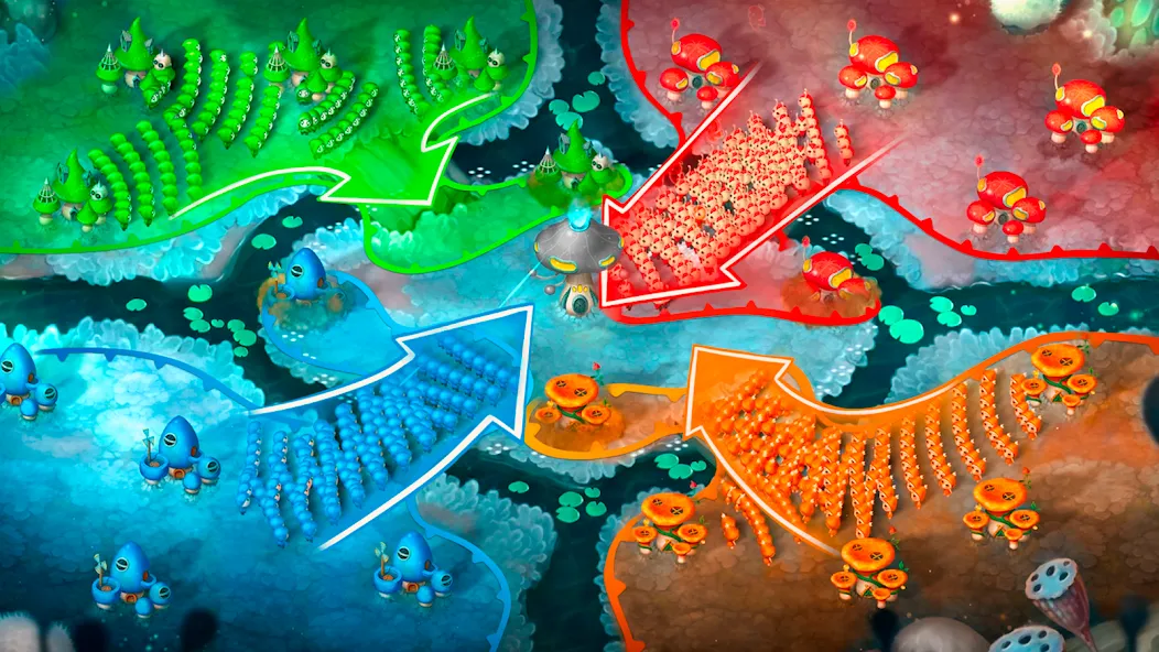 Mushroom Wars 2: RTS Strategy — скриншот 4