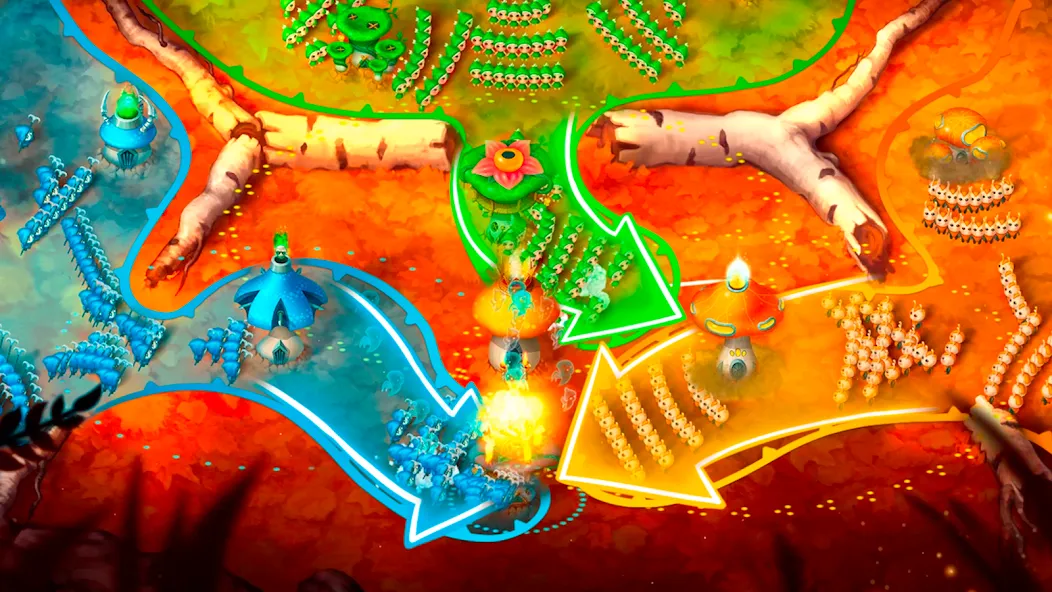 Mushroom Wars 2: RTS Strategy — скриншот 5