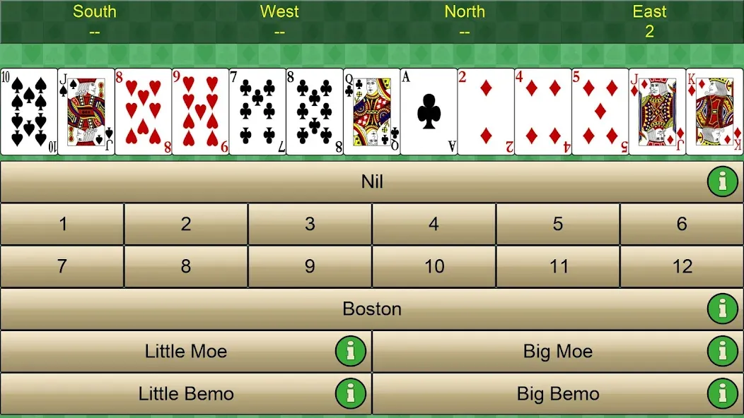 Spades V+, spades card game — скриншот 2 Spades V+, spades card game — скриншот 2