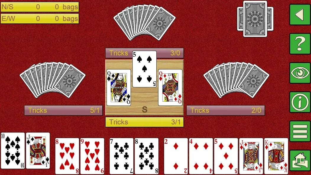 Spades V+, spades card game — скриншот 4 Spades V+, spades card game — скриншот 4
