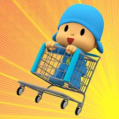 Скачать взлом Pocoyo Run & Fun: Cartoon Jump — Много денег