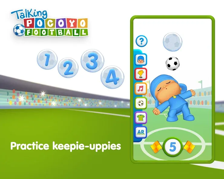 Talking Pocoyo Football — скриншот 5