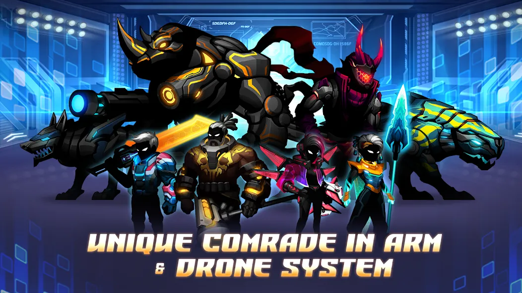 Cyber Fighters: Offline Game — скриншот 5