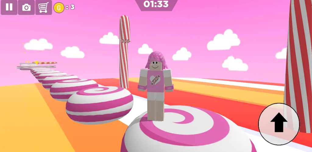 Candy Parkour Sweet girl — скриншот 2 Candy Parkour Sweet girl — скриншот 2