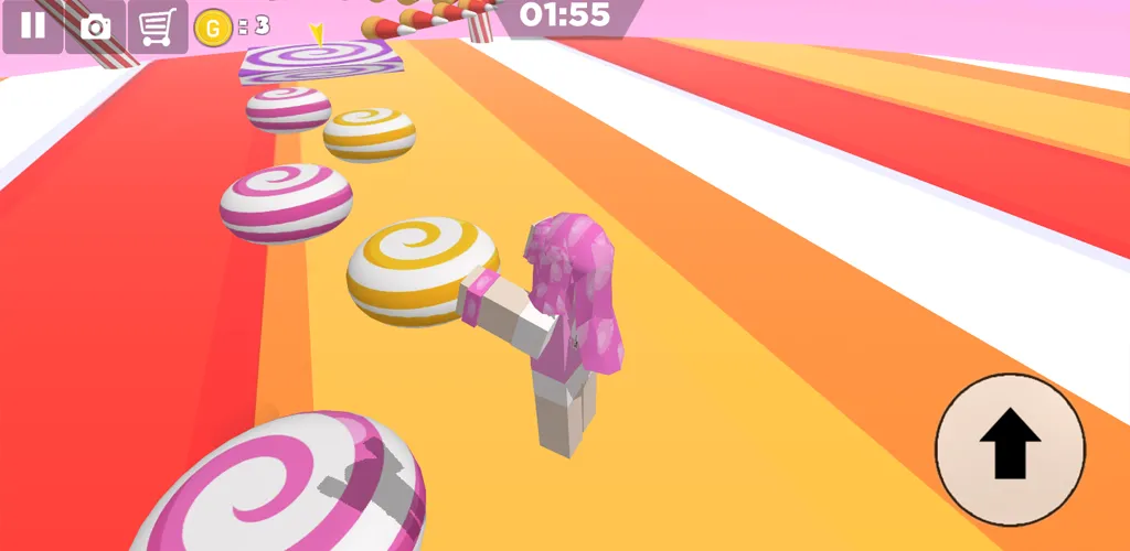 Candy Parkour Sweet girl — скриншот 3 Candy Parkour Sweet girl — скриншот 3