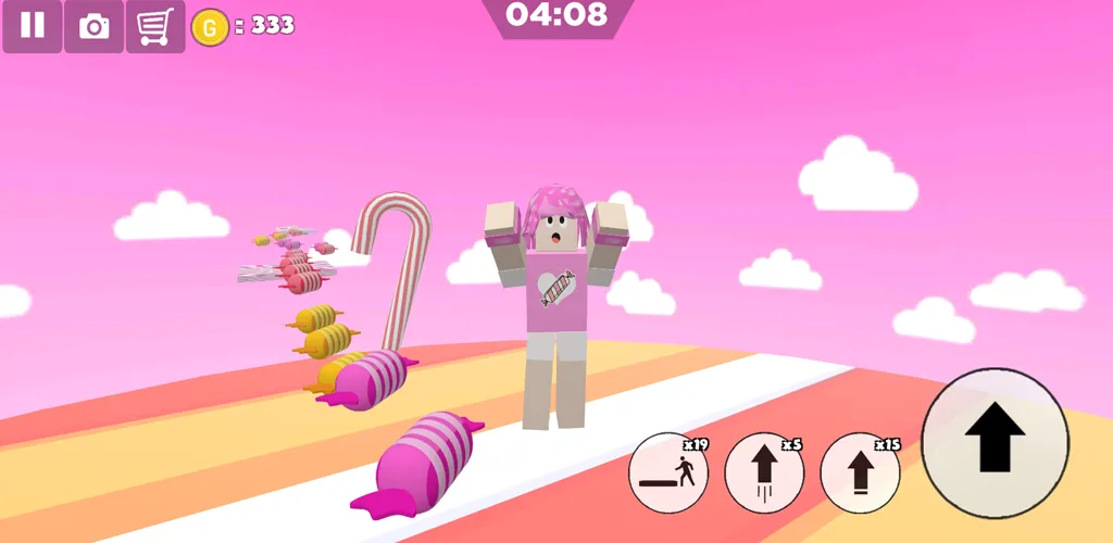 Candy Parkour Sweet girl — скриншот 4 Candy Parkour Sweet girl — скриншот 4