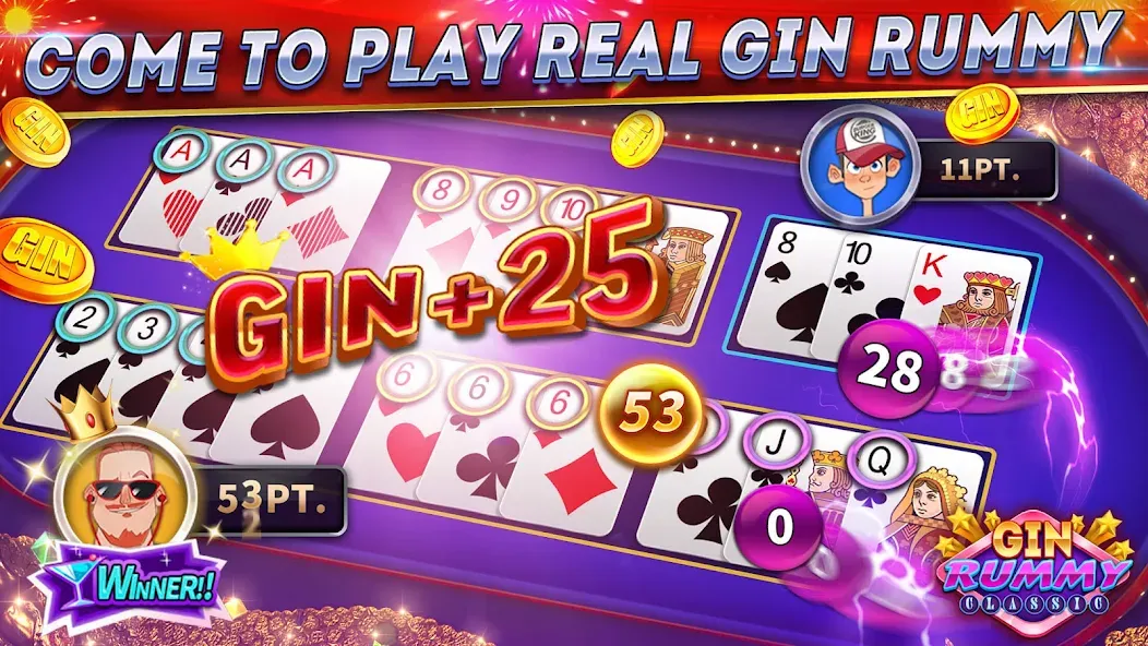 Gin Rummy Online & Offline — скриншот 5