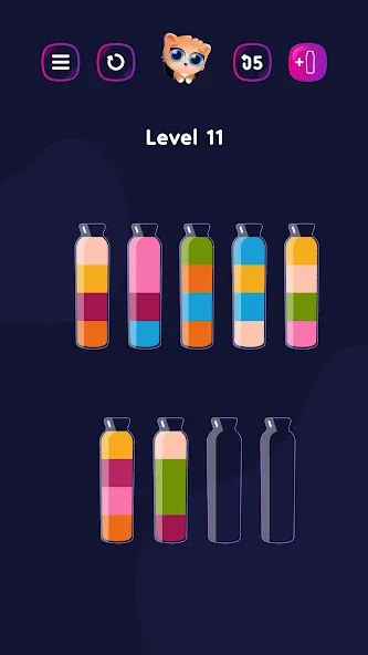 Get Color - Water Sort Puzzle — скриншот 2