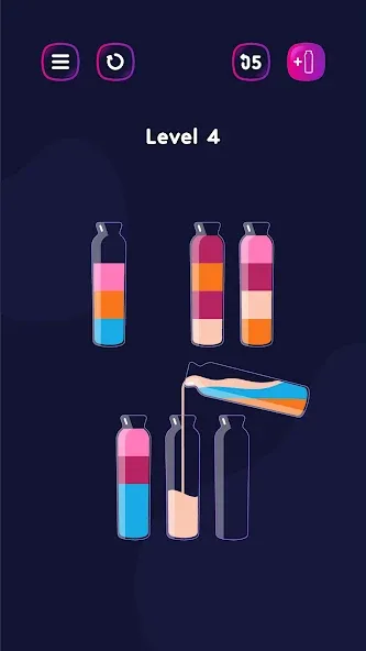 Get Color - Water Sort Puzzle — скриншот 5