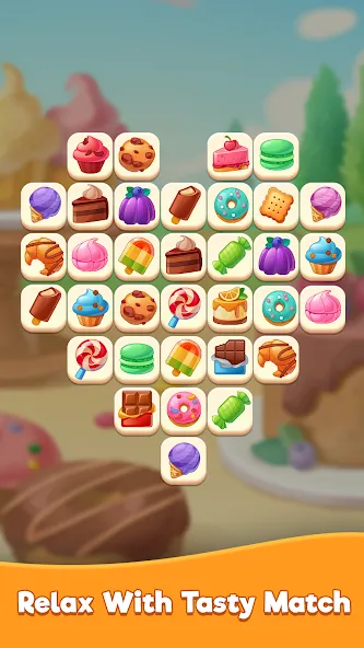 Tasty Match - Zen Connect — скриншот 1 Tasty Match - Zen Connect — скриншот 1