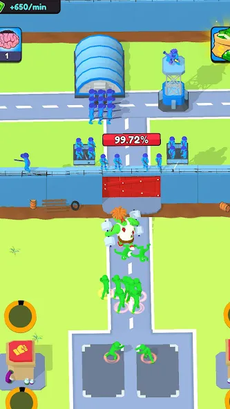 Zombie Factory Attack — скриншот 5
