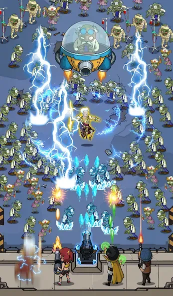 Zombie War Idle Defense Game — скриншот 2