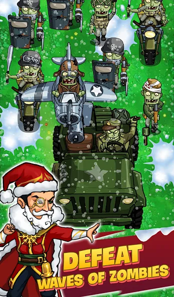 Zombie War Idle Defense Game — скриншот 4