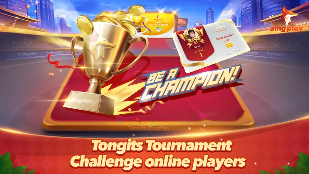 Tongits ZingPlay-Fun Challenge — скриншот 1