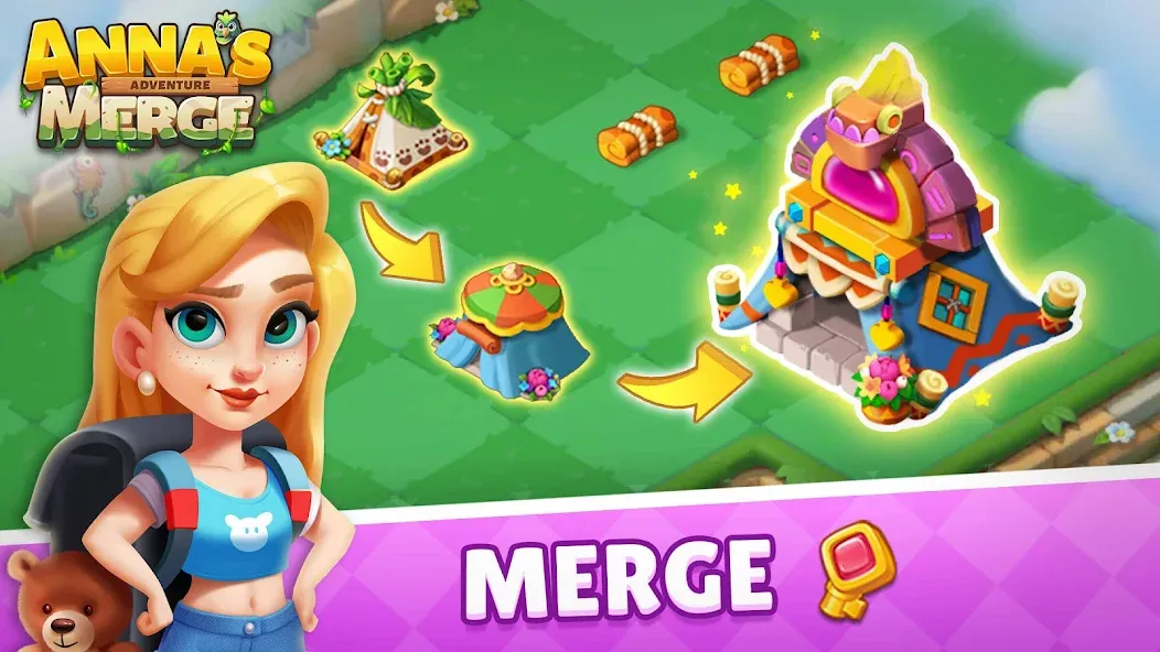 Anna's Merge Adventure — скриншот 2