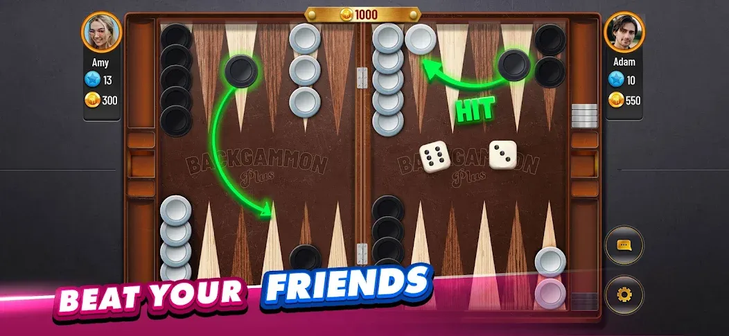 Backgammon Plus - Board Game — скриншот 3