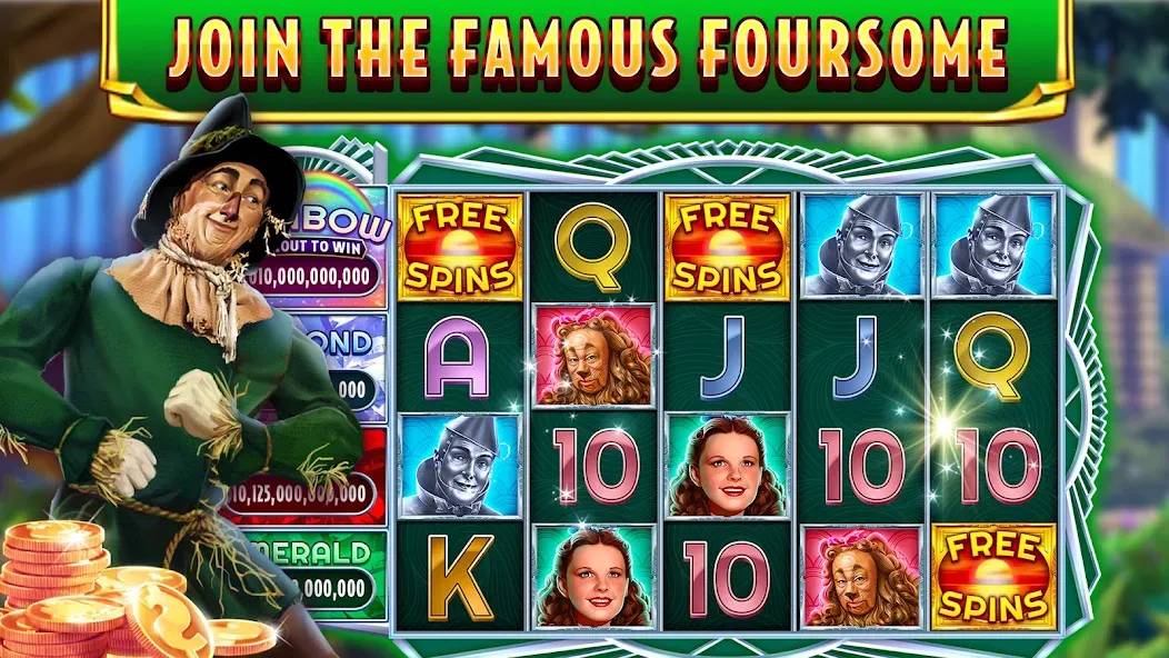 Wizard of Oz Slots Games — скриншот 2