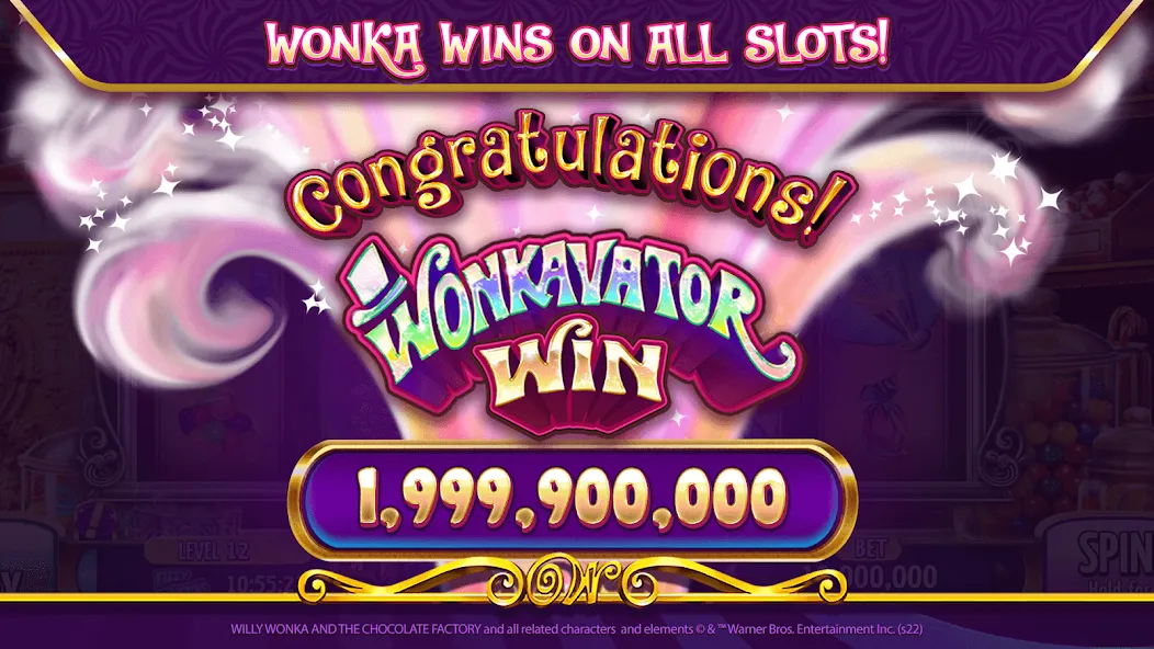 Willy Wonka Vegas Casino Slots — скриншот 1